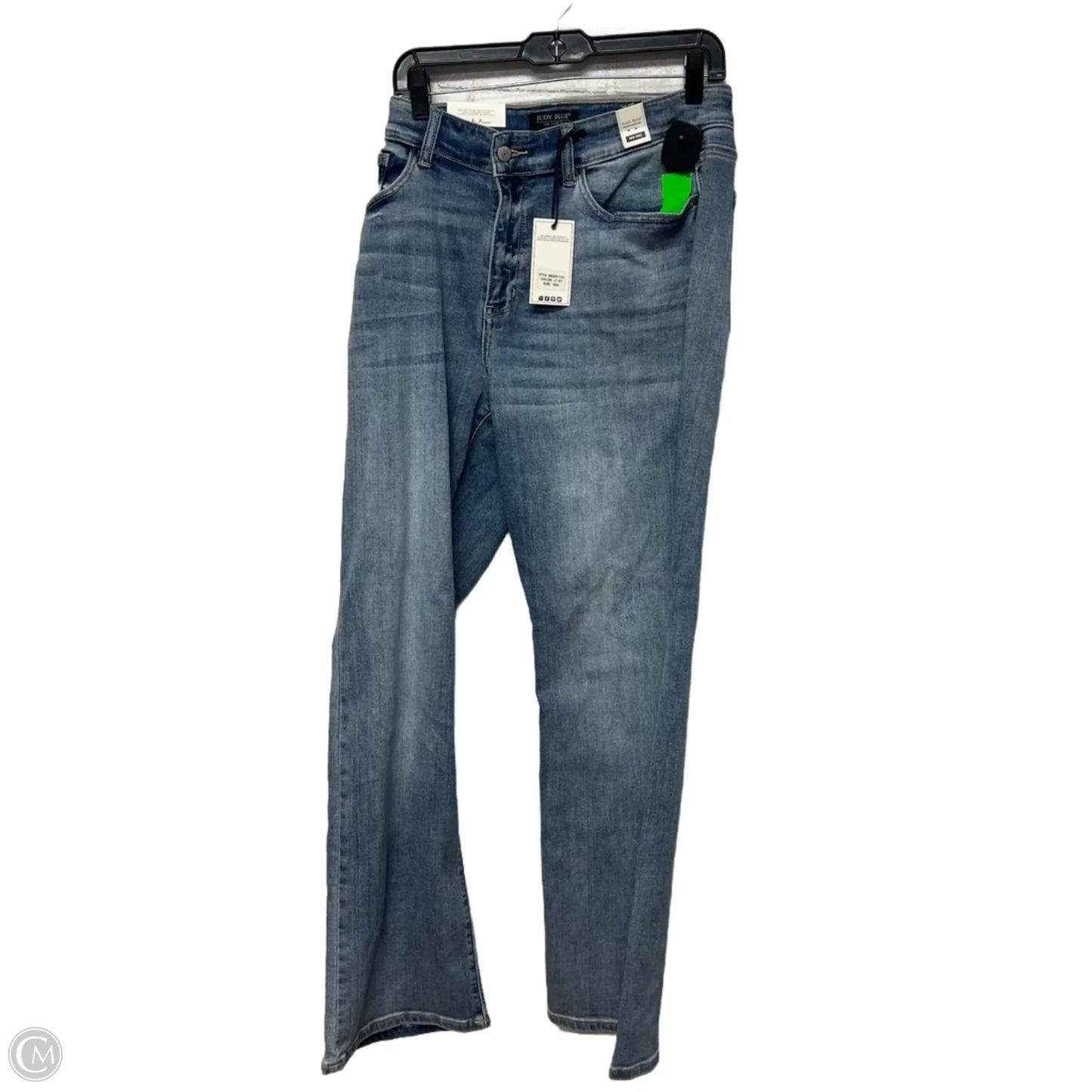 Jeans Boot Cut By Judy Blue In Blue Denim, Size: 18