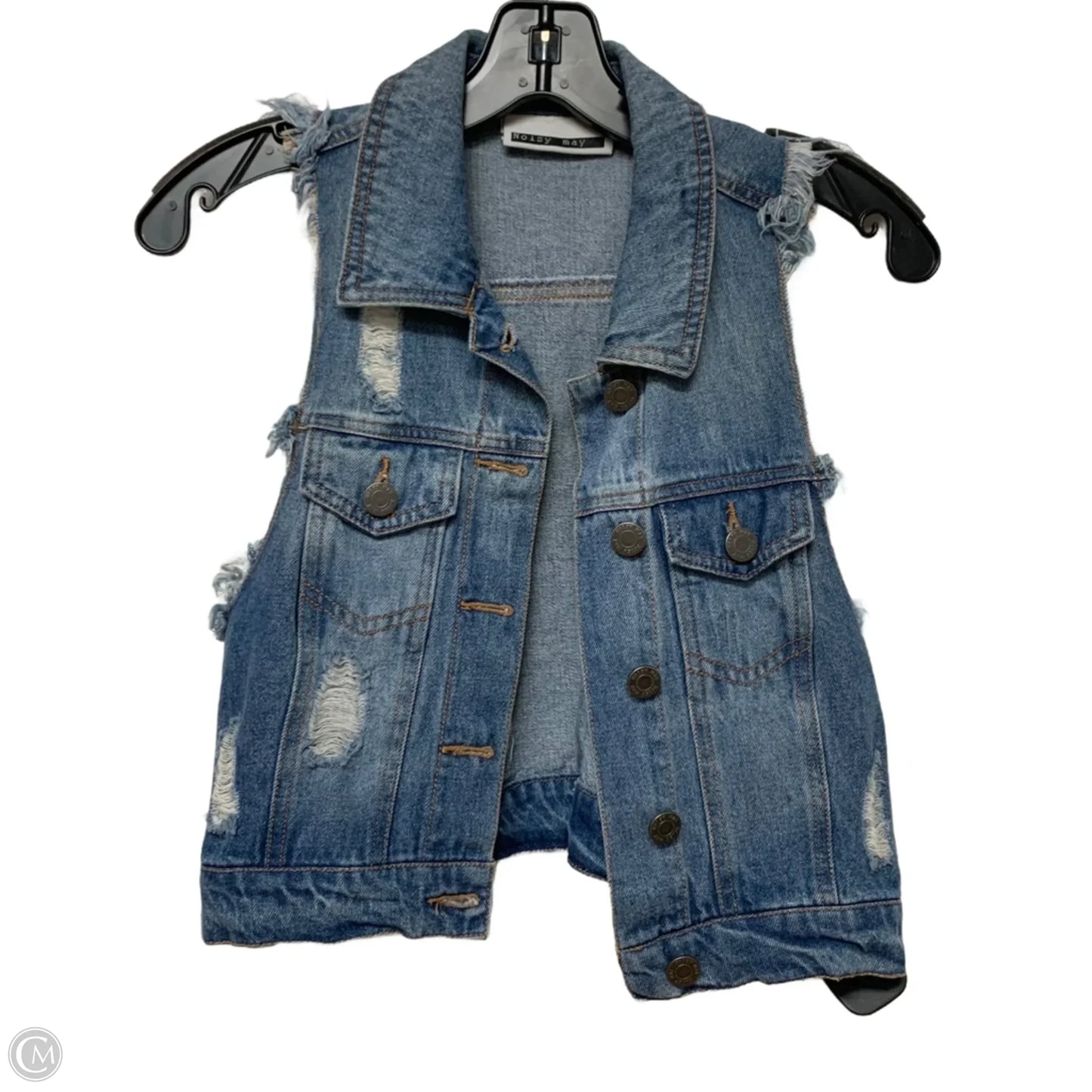 Vest Other By Noisy May In Blue Denim, Size: S