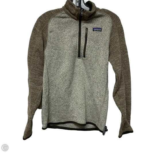 Sweatshirt Collar By Patagonia In Brown, Size: S