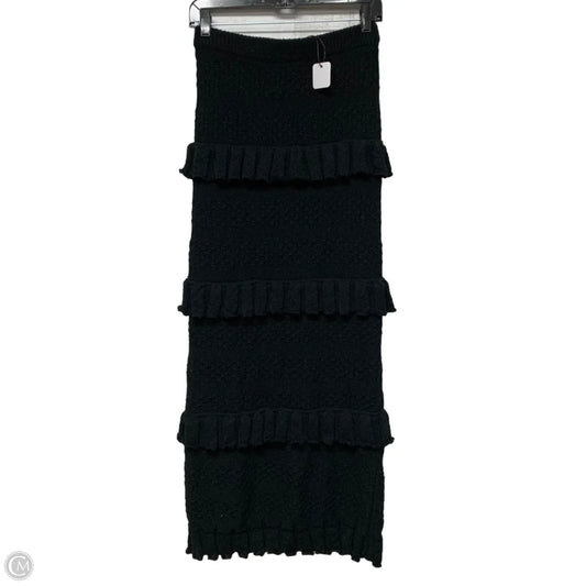 Skirt Midi By Fashion Nova In Black, Size: M