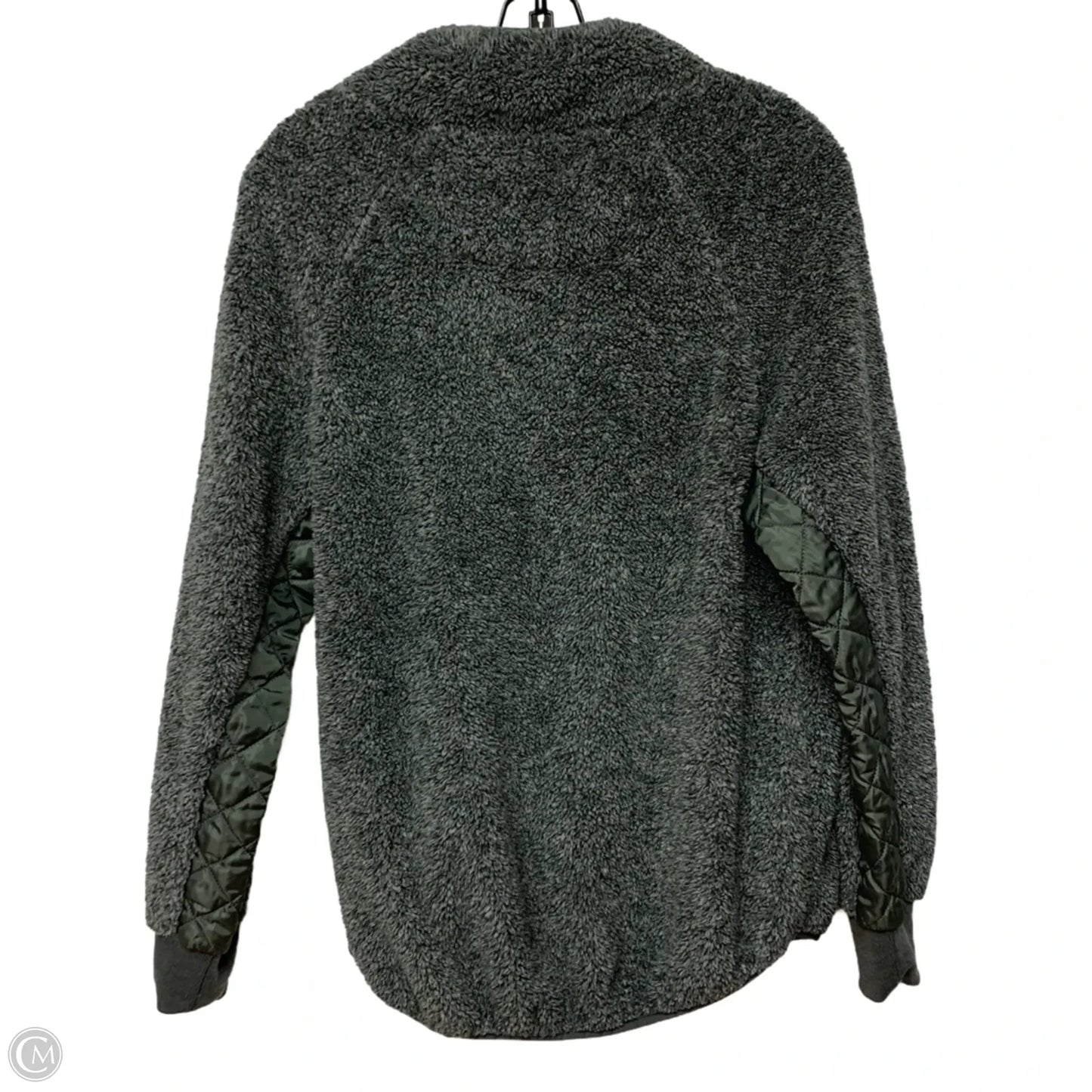 Jacket Faux Fur & Sherpa By Simply Southern In Grey, Size: M