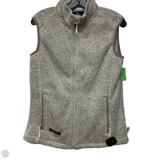 Vest Fleece By Simply Southern In Beige, Size: M