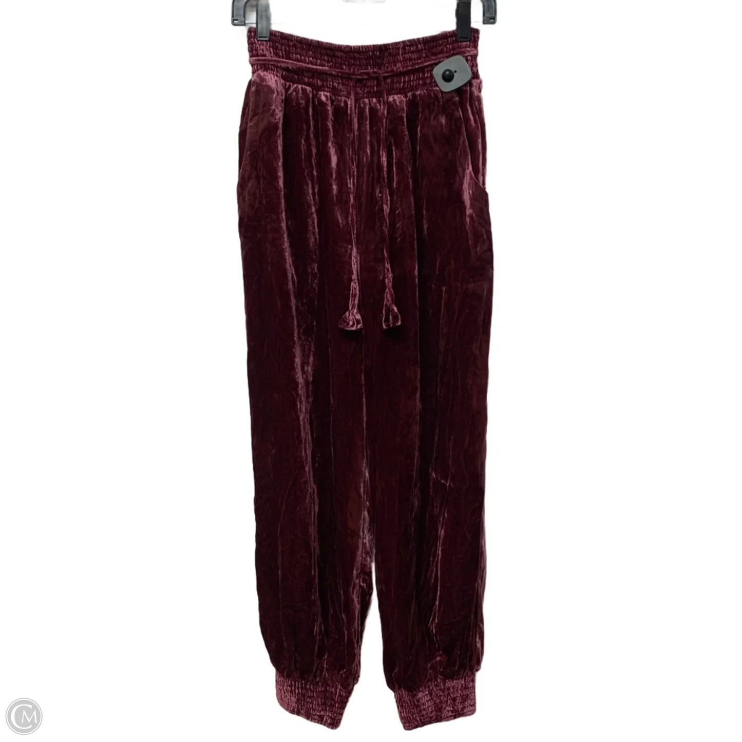 Pants Lounge By Anthropologie In Maroon, Size: S