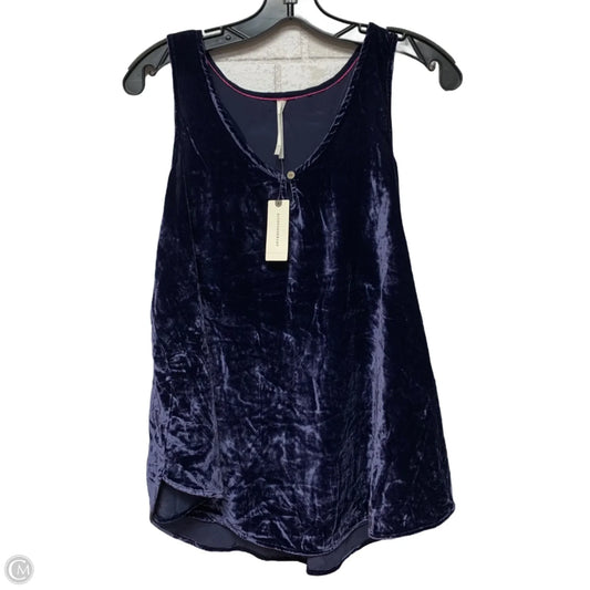 Top Sleeveless By Anthropologie In Purple, Size: S
