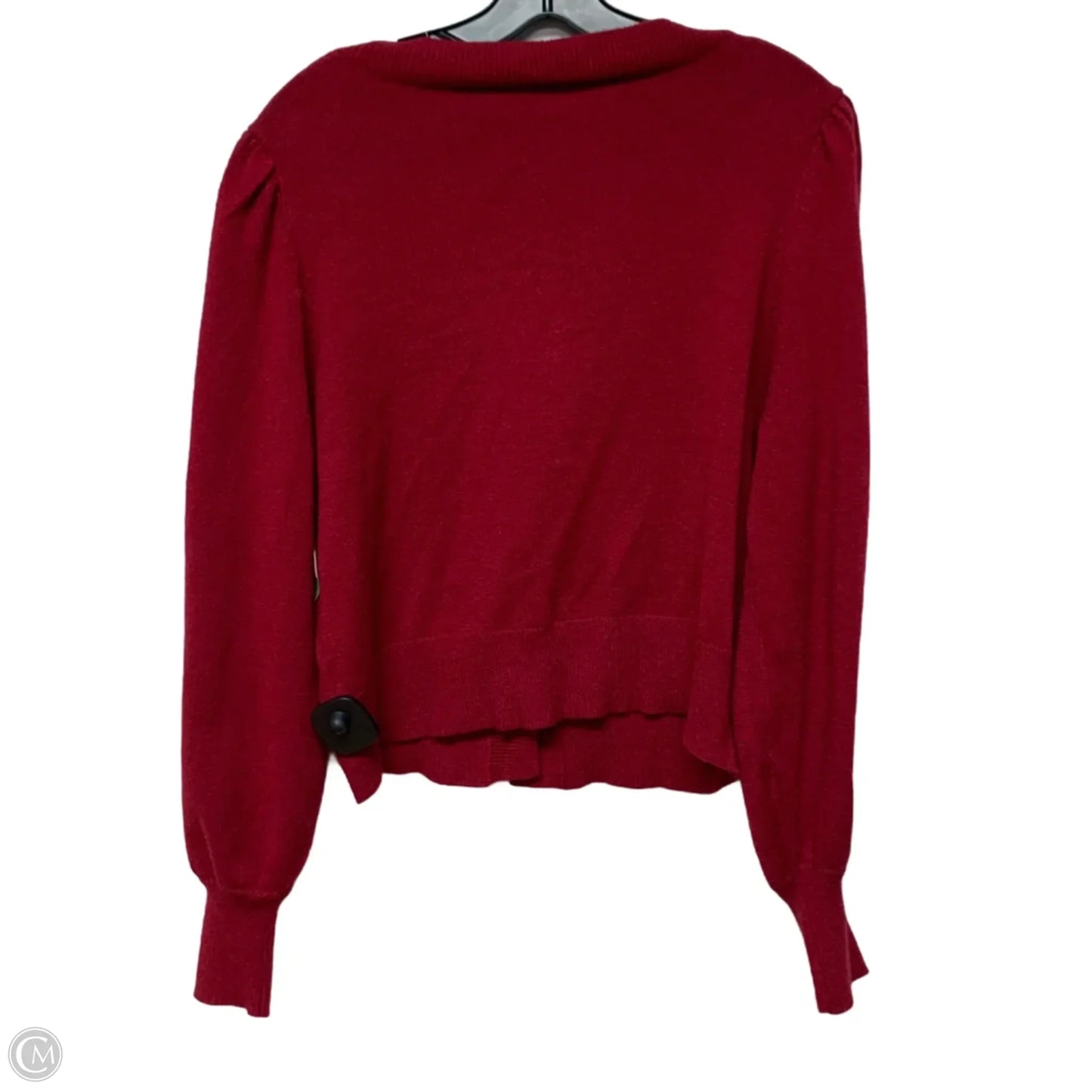 Cardigan By Express In Red, Size: L