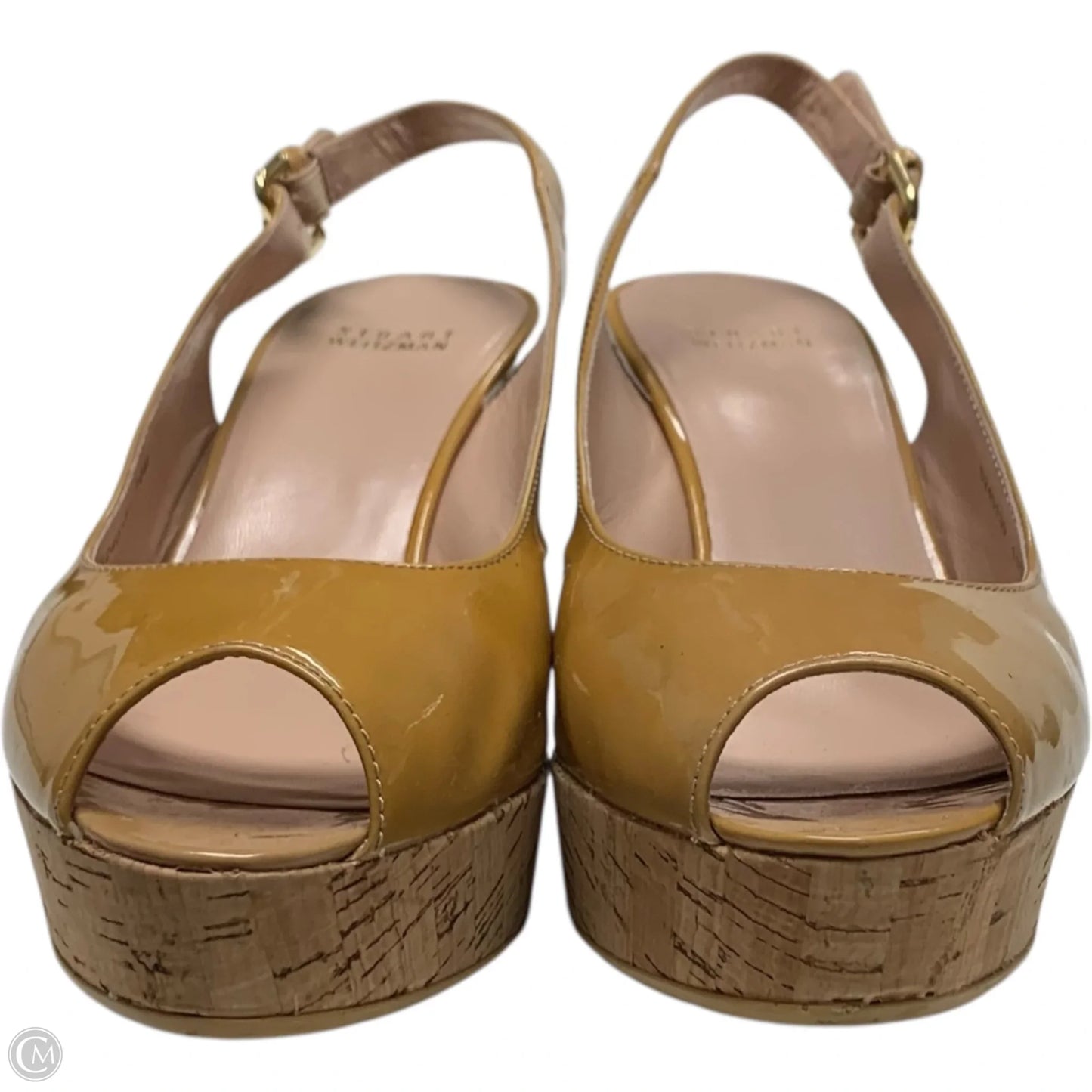 Sandals Designer By Stuart Weitzman In Tan, Size: 10
