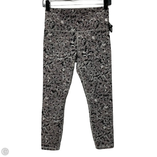 Athletic Leggings By Athleta In Black & Grey, Size: S
