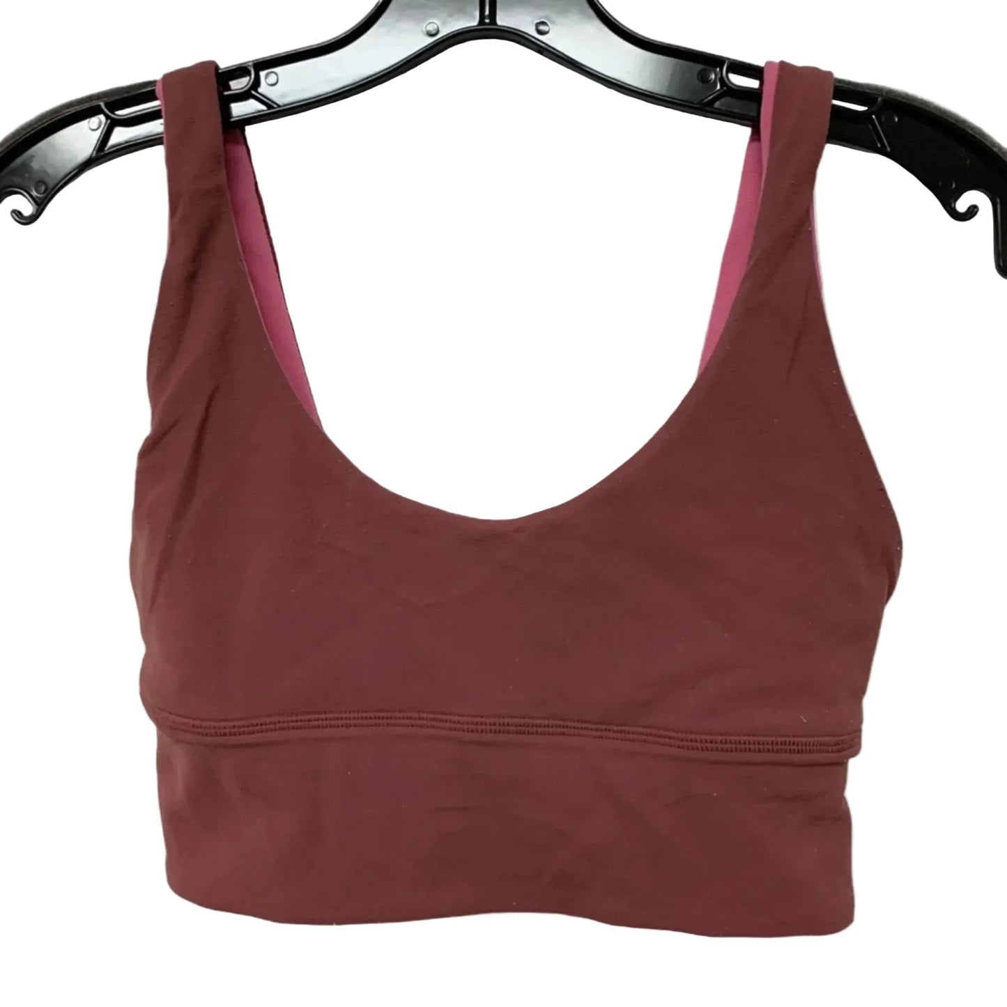 Athletic Bra By Lululemon In Pink & Red, Size: S