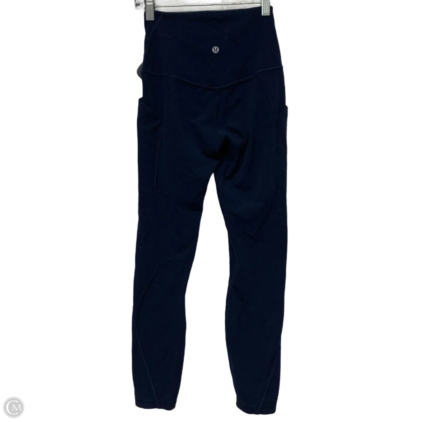 Athletic Leggings By Lululemon In Navy, Size: Xs