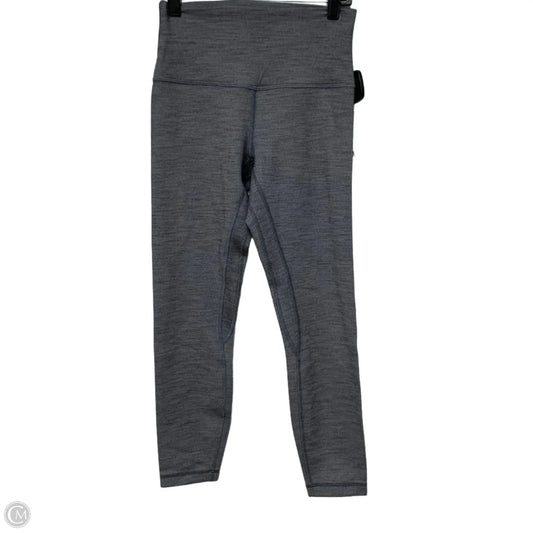 Athletic Leggings By Lululemon In Grey, Size: S