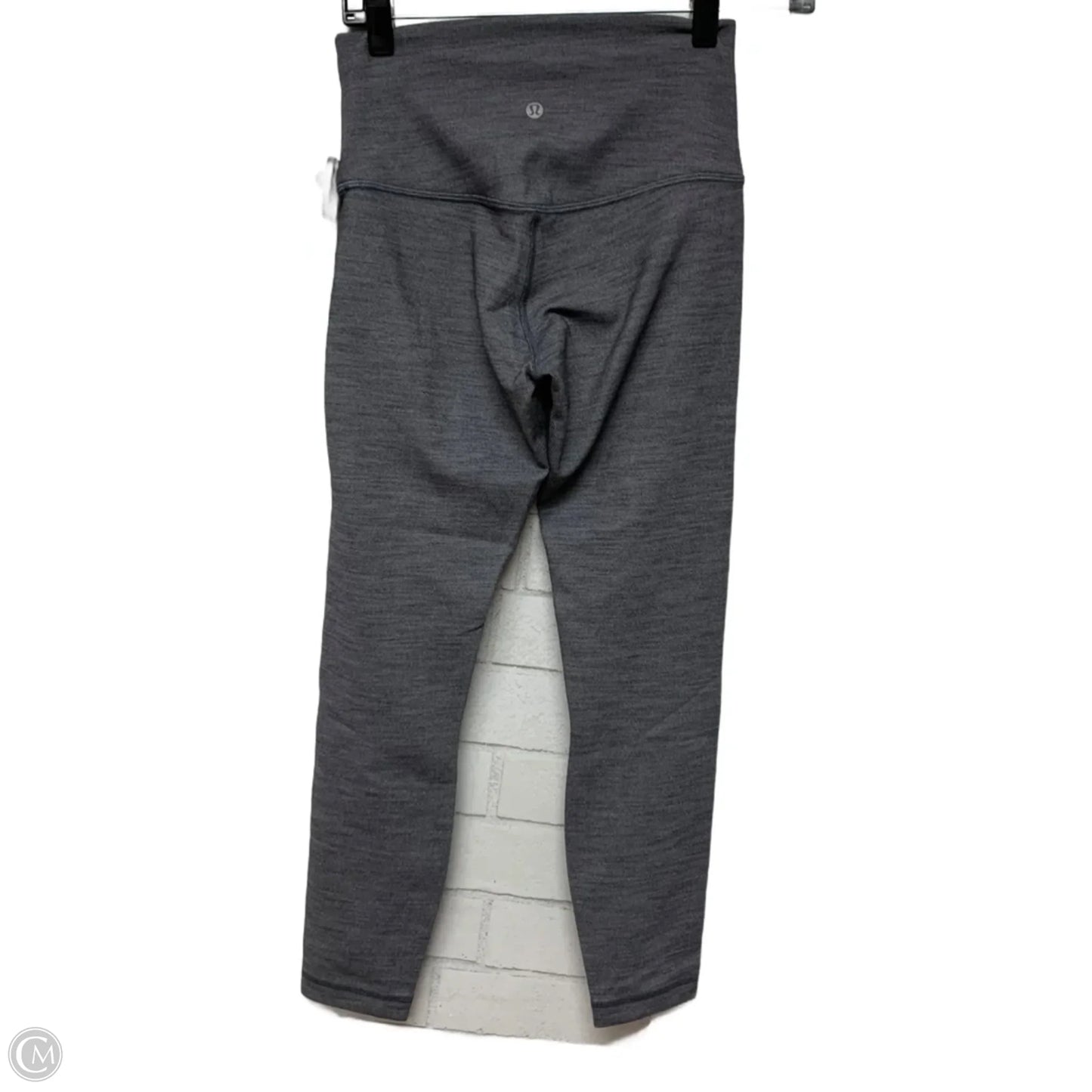 Athletic Leggings By Lululemon In Grey, Size: S