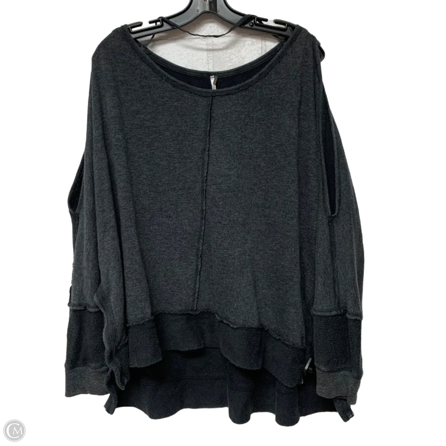 Sweatshirt Crewneck By Free People In Grey, Size: S