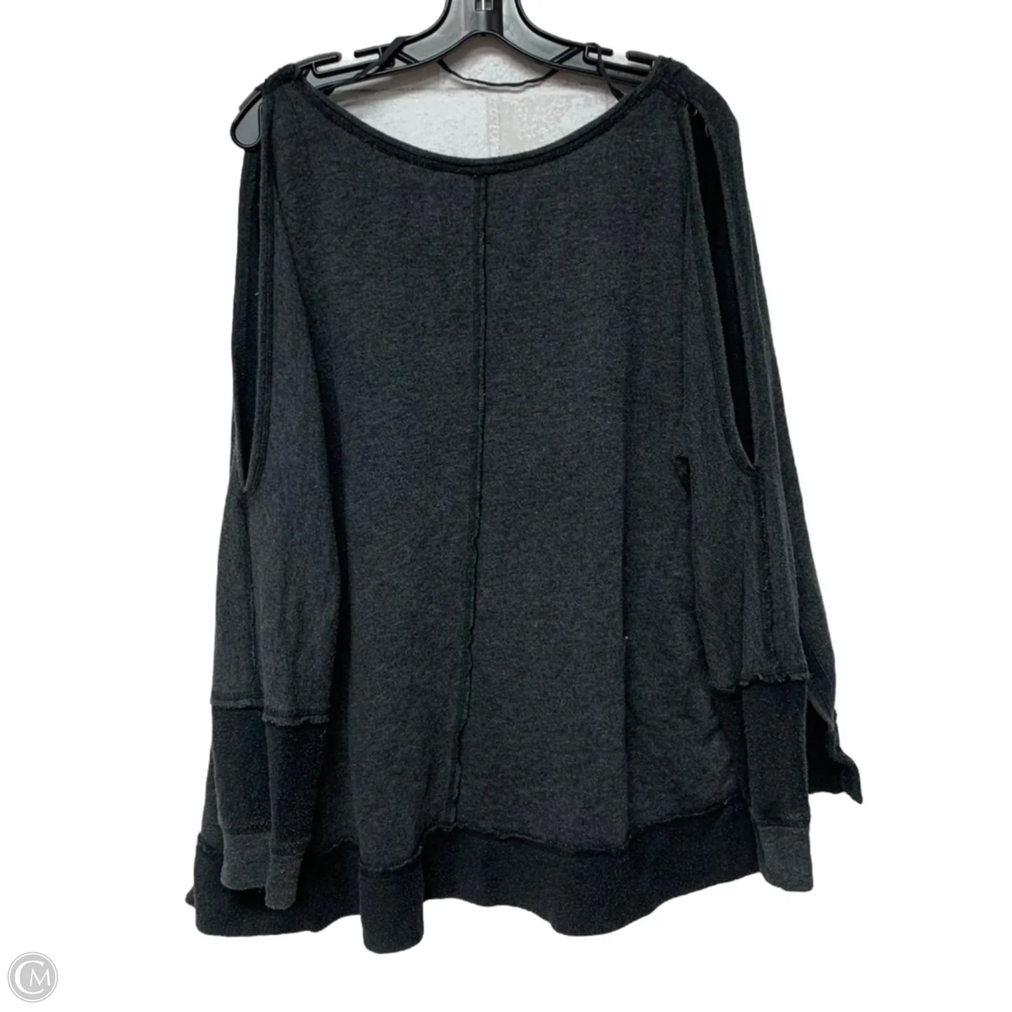 Sweatshirt Crewneck By Free People In Grey, Size: S