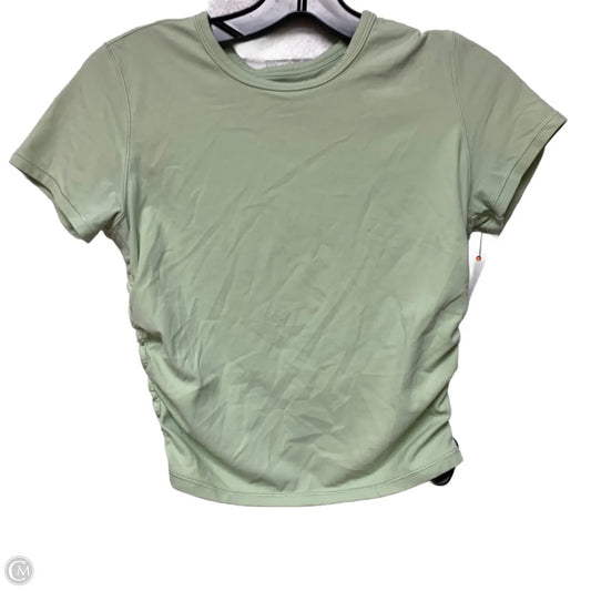 Athletic Top Short Sleeve By Lululemon In Green, Size: S