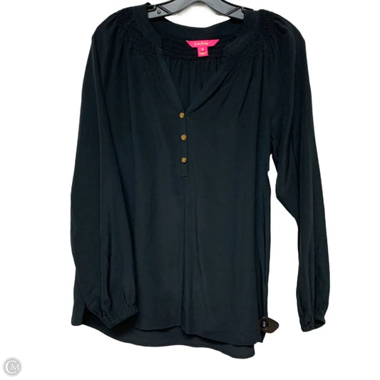 Blouse Designer By Lilly Pulitzer In Black, Size: M