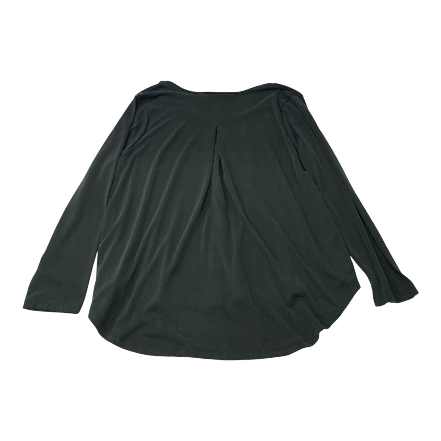 Top Long Sleeve By Ava & Viv In Grey, Size: 1x