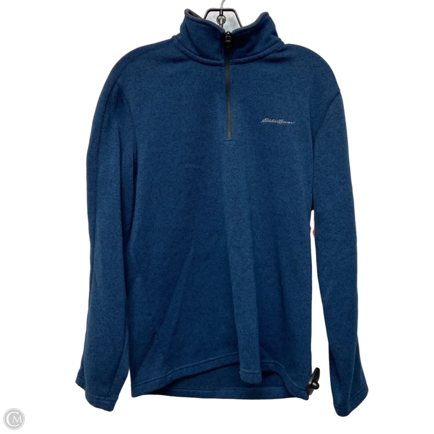 Sweatshirt Collar By Eddie Bauer In Blue, Size: M