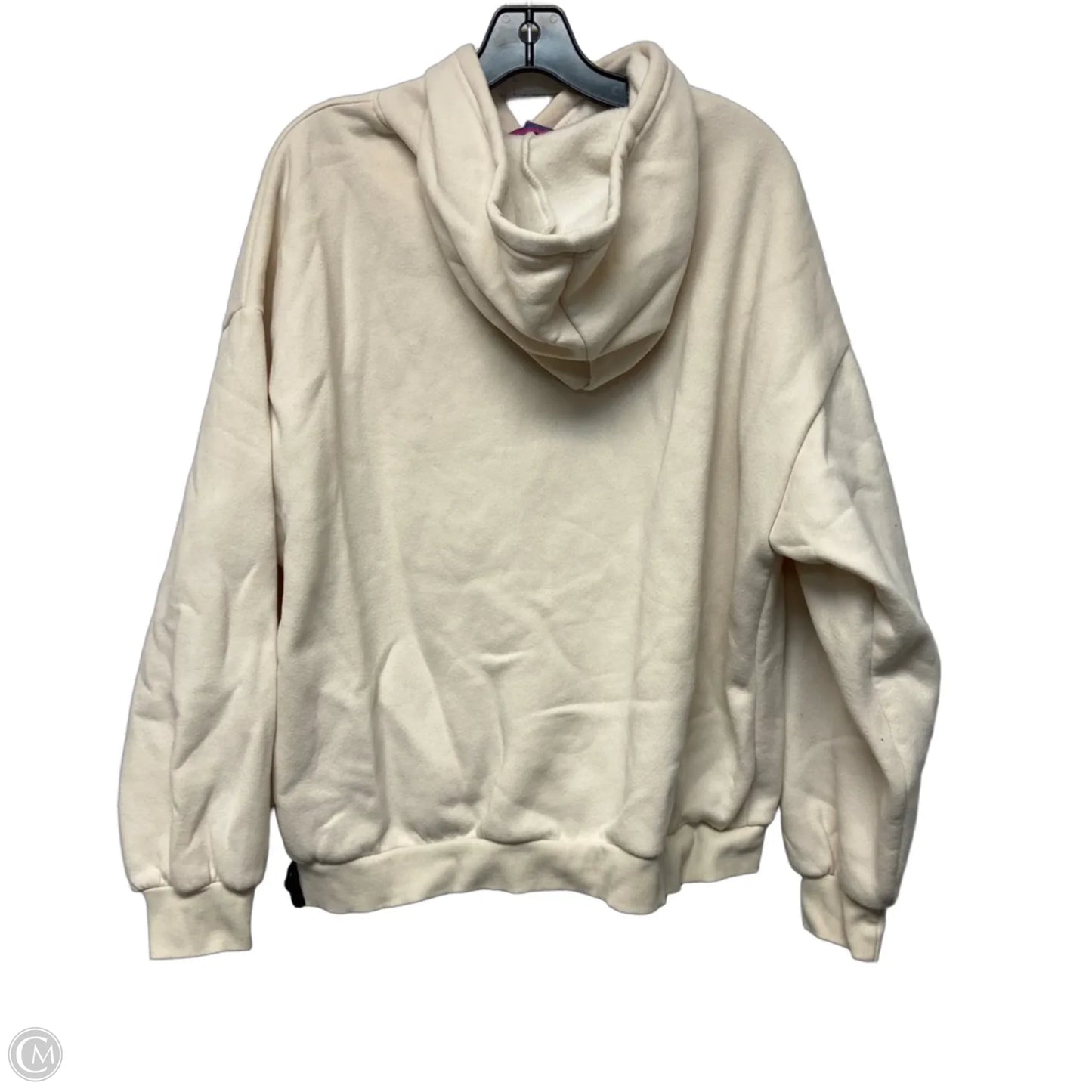Sweatshirt Hoodie By Edikted In Cream, Size: S