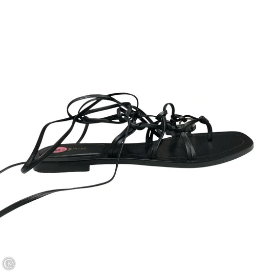 Sandals Flats By Pilcro In Black, Size: 9