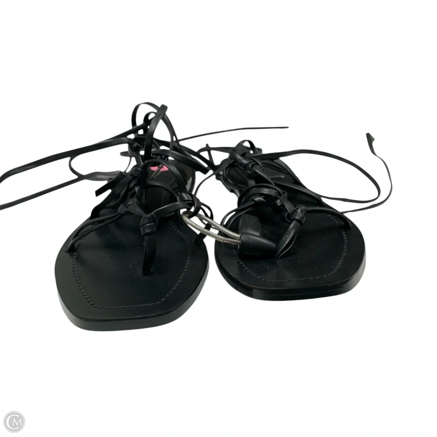 Sandals Flats By Pilcro In Black, Size: 9