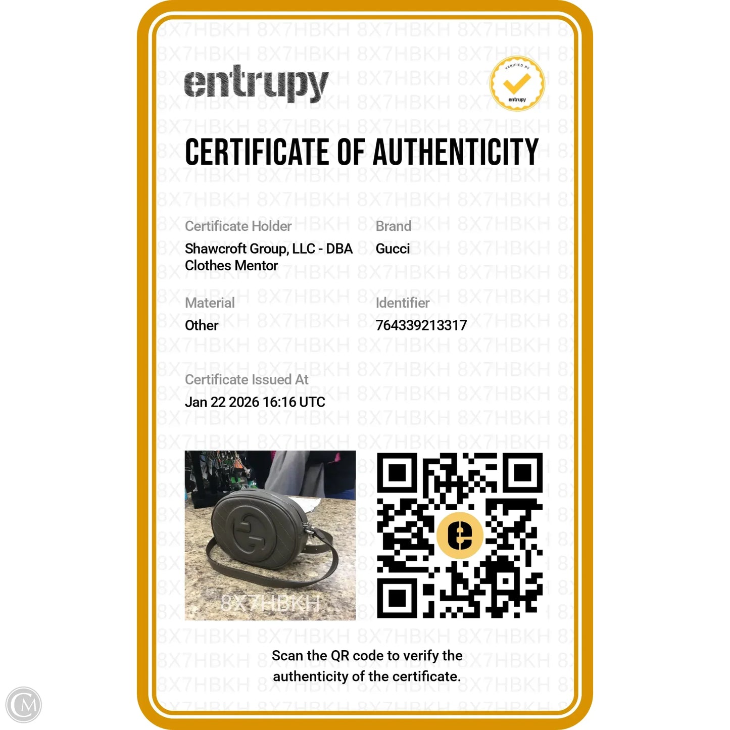 Crossbody Luxury Designer By Gucci, Size: Small