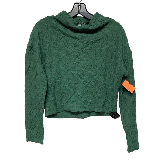 Top Long Sleeve By Anthropologie In Green, Size: Xxs