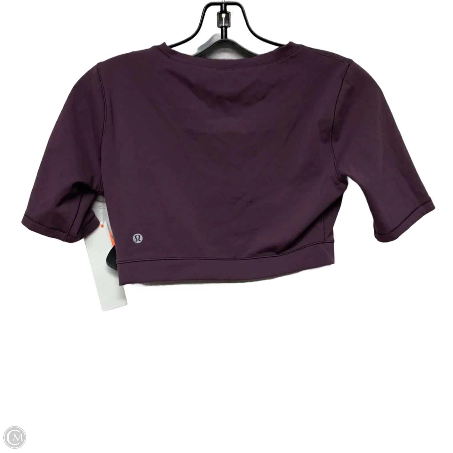 Athletic Top Short Sleeve By Lululemon In Purple, Size: S