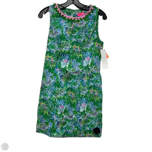 Dress Designer By Lilly Pulitzer In Blue & Green, Size: S