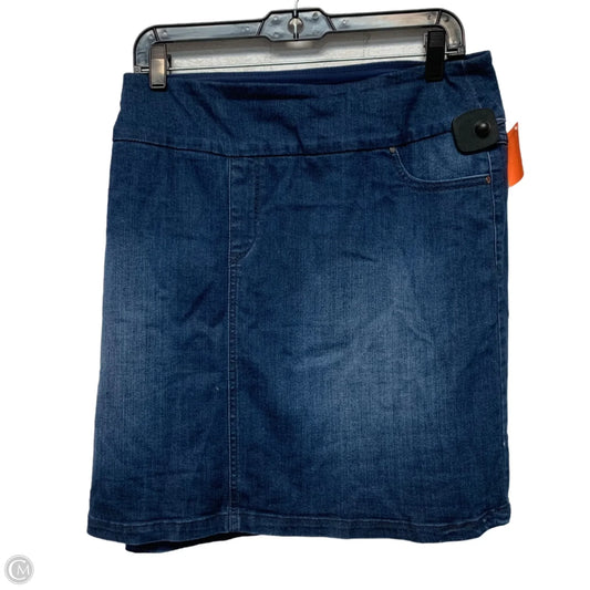 Skort By Sc & Co In Blue Denim, Size: 1x