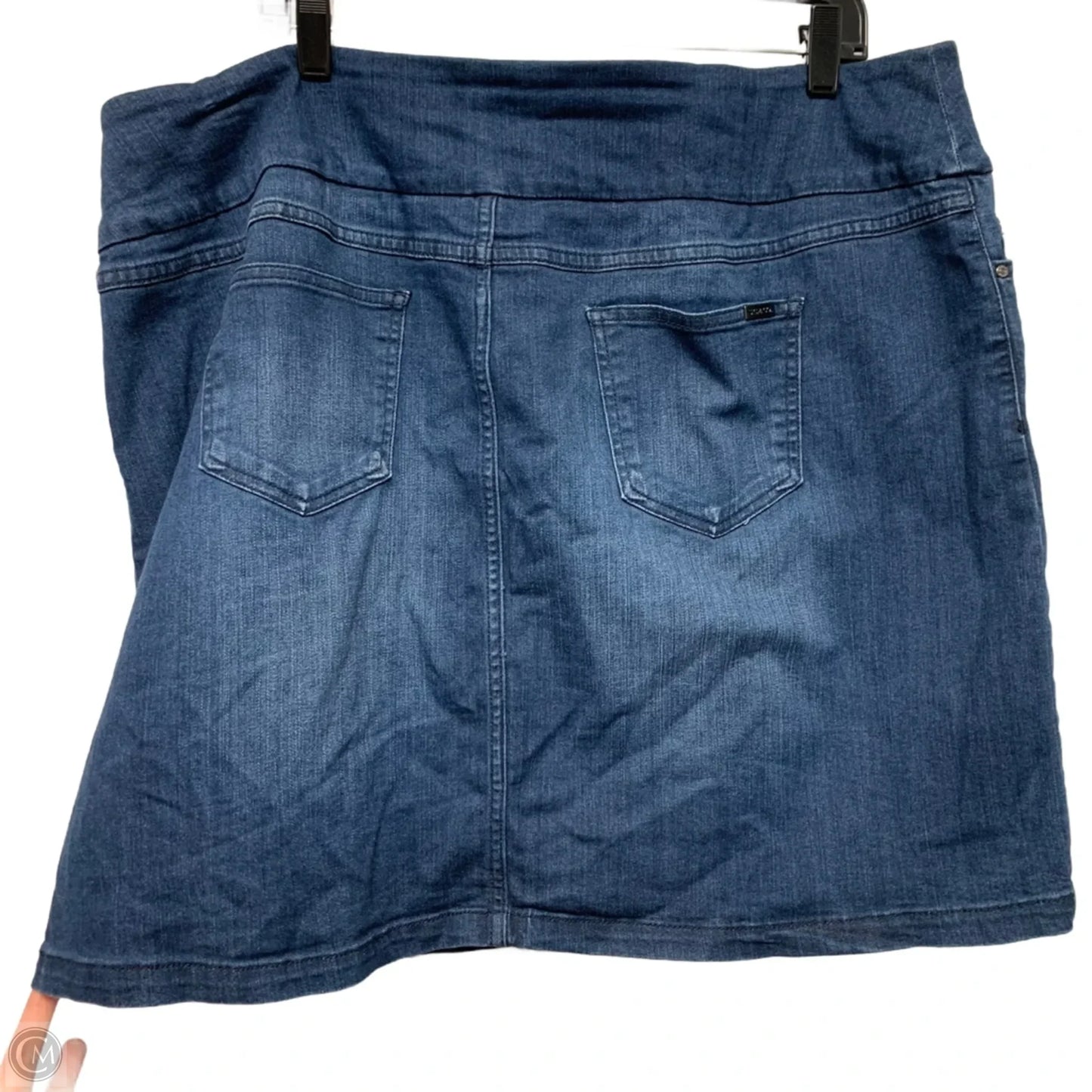 Skort By Sc & Co In Blue Denim, Size: 1x