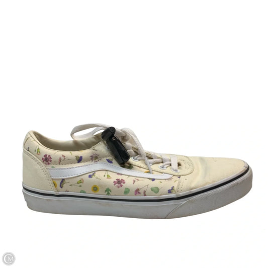Shoes Sneakers By Vans In Cream, Size: 11