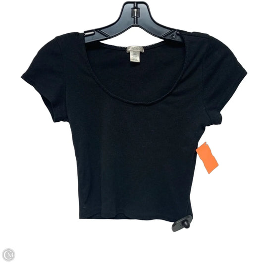 Top Short Sleeve Basic By Bozzolo In Black, Size: S