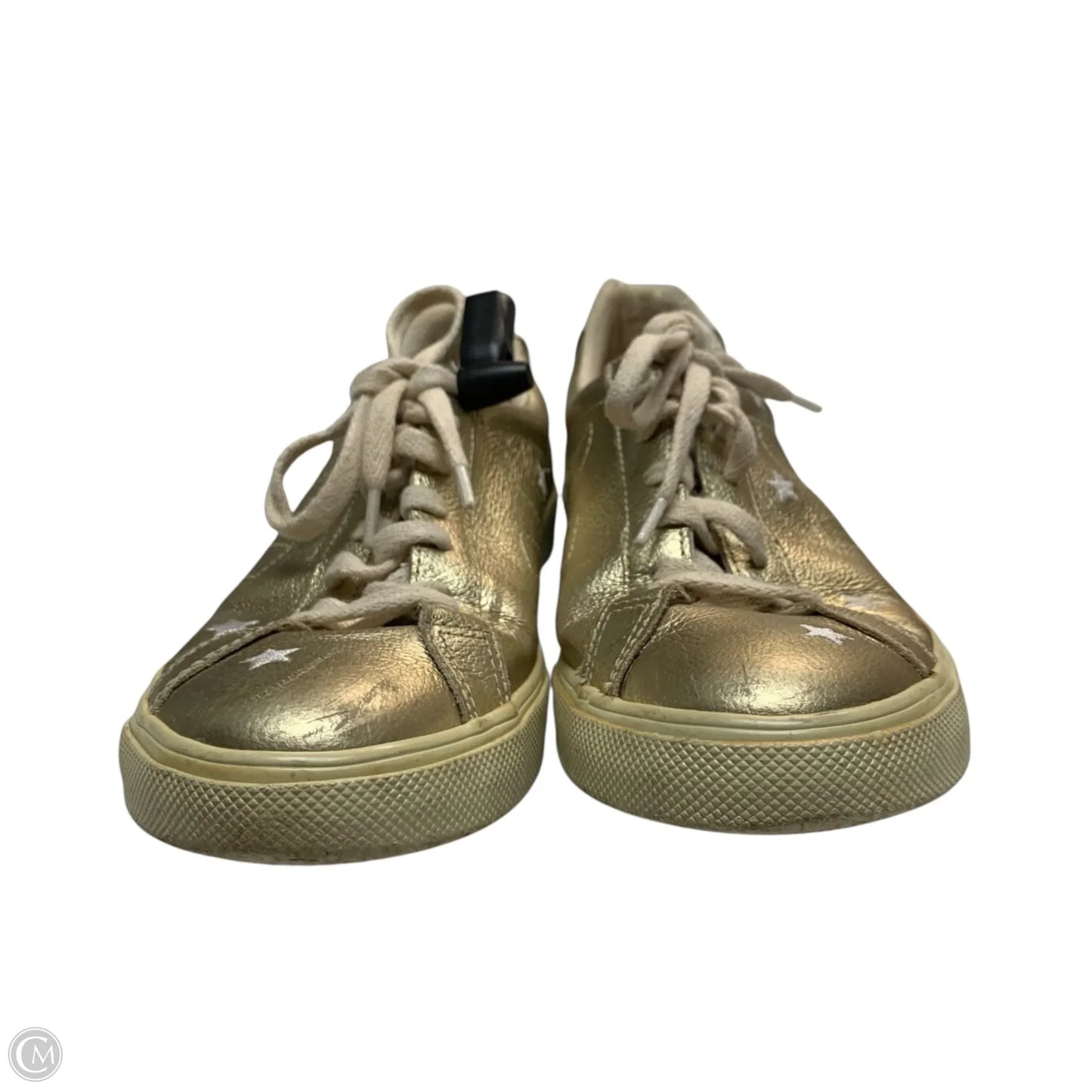 Shoes Sneakers By Madewell In Gold, Size: 8