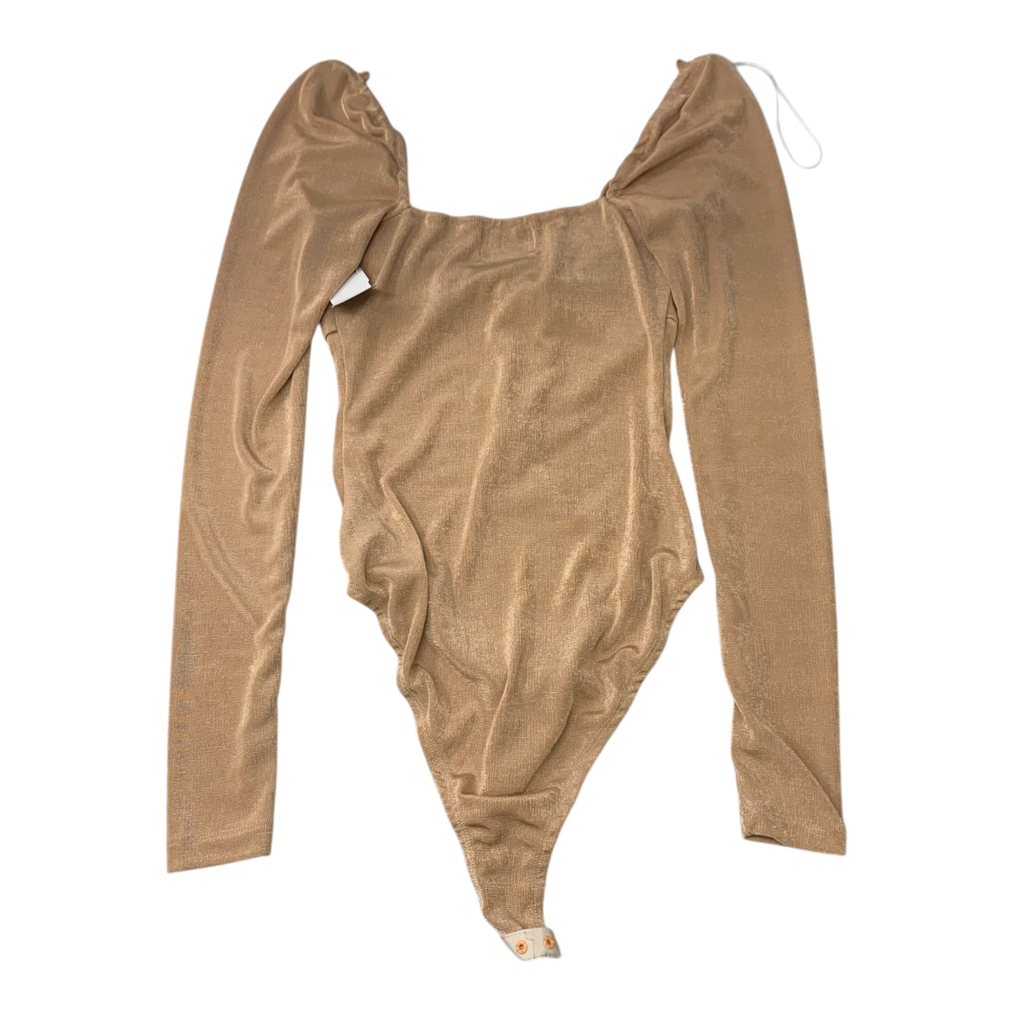 Bodysuit By Princess Polly In Tan, Size: Xs