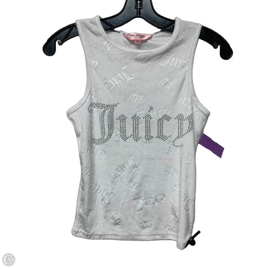Top Sleeveless By Juicy Couture In White, Size: S