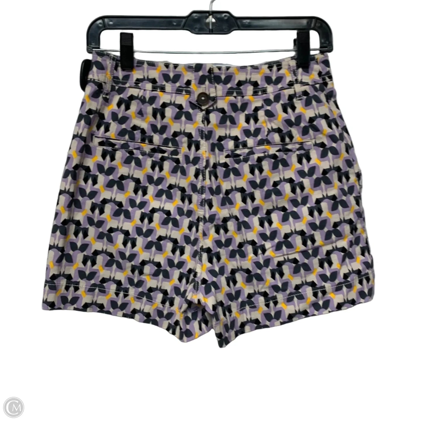 Shorts By Maeve In Purple & Yellow, Size: 4