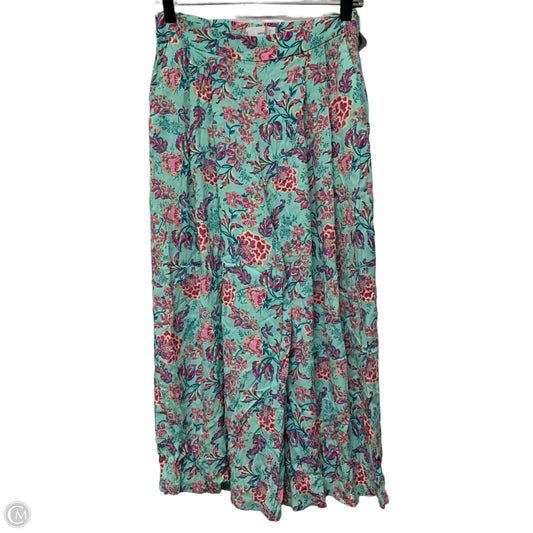 Pants Wide Leg By Mng In Blue & Pink, Size: 4