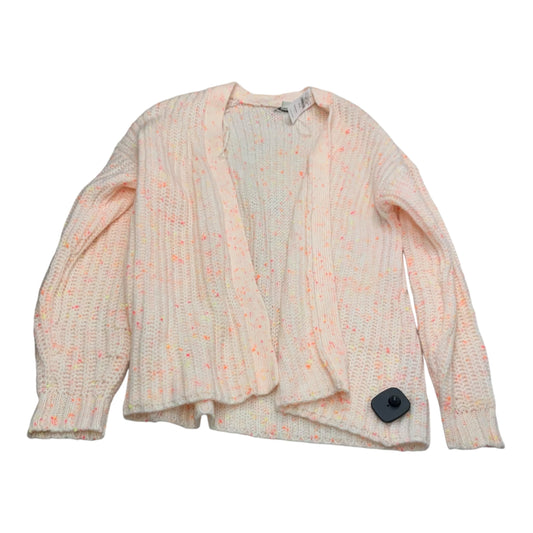 Sweater Cardigan By American Eagle In Orange, Size: Xs