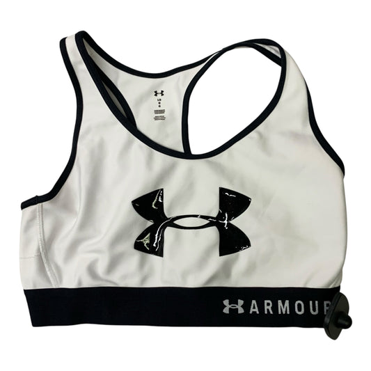 Athletic Bra By Under Armour In Black & White, Size: L