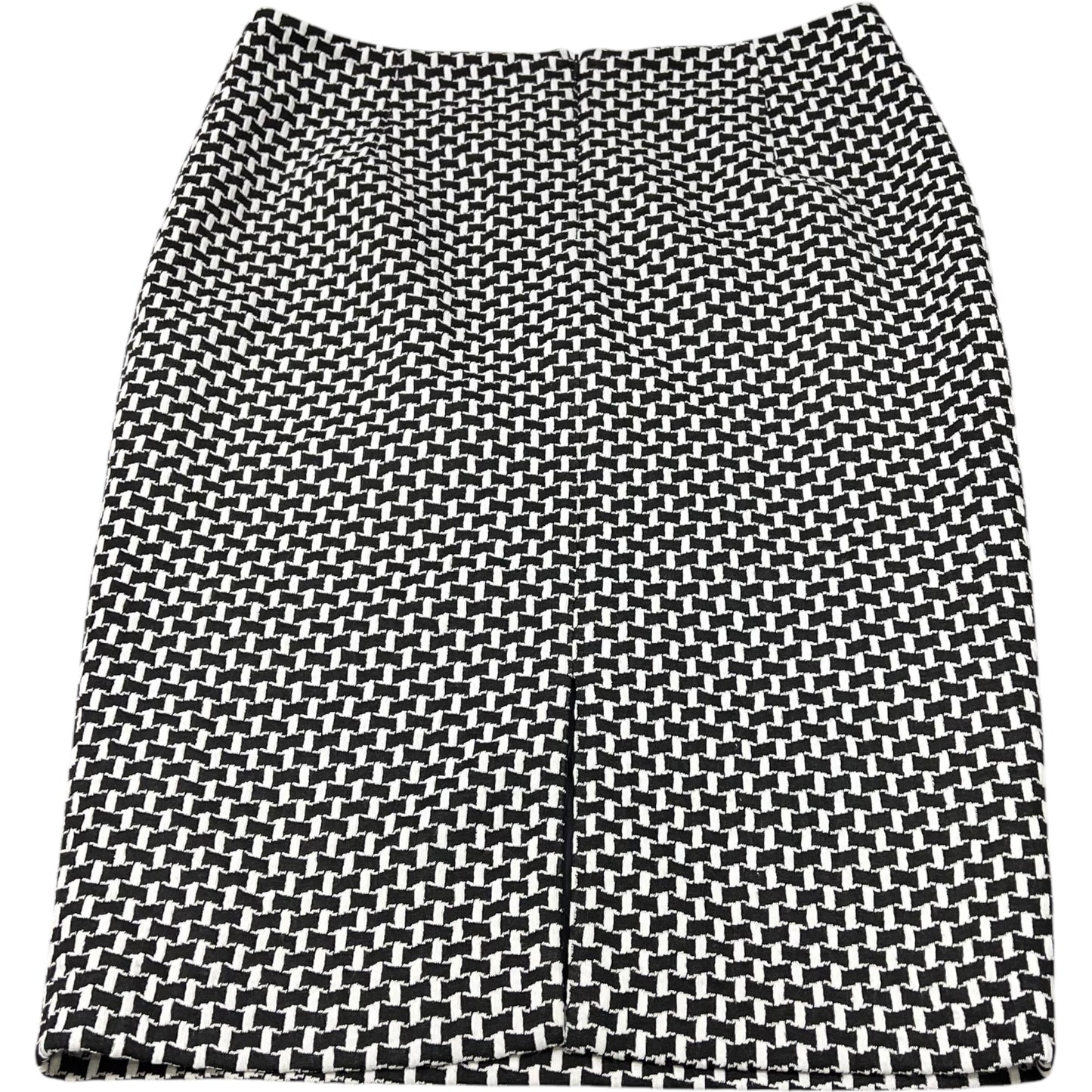 Skirt Mini & Short By Virtue In Black & White, Size: M