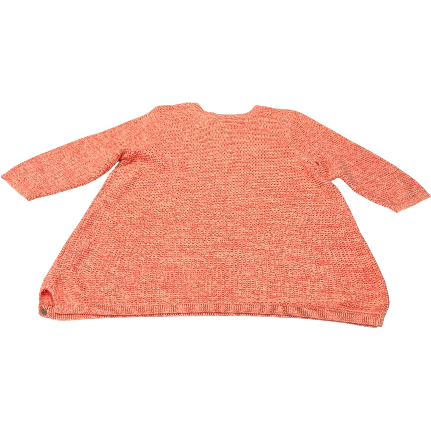 Sweater By Croft And Barrow In Peach, Size: 2x