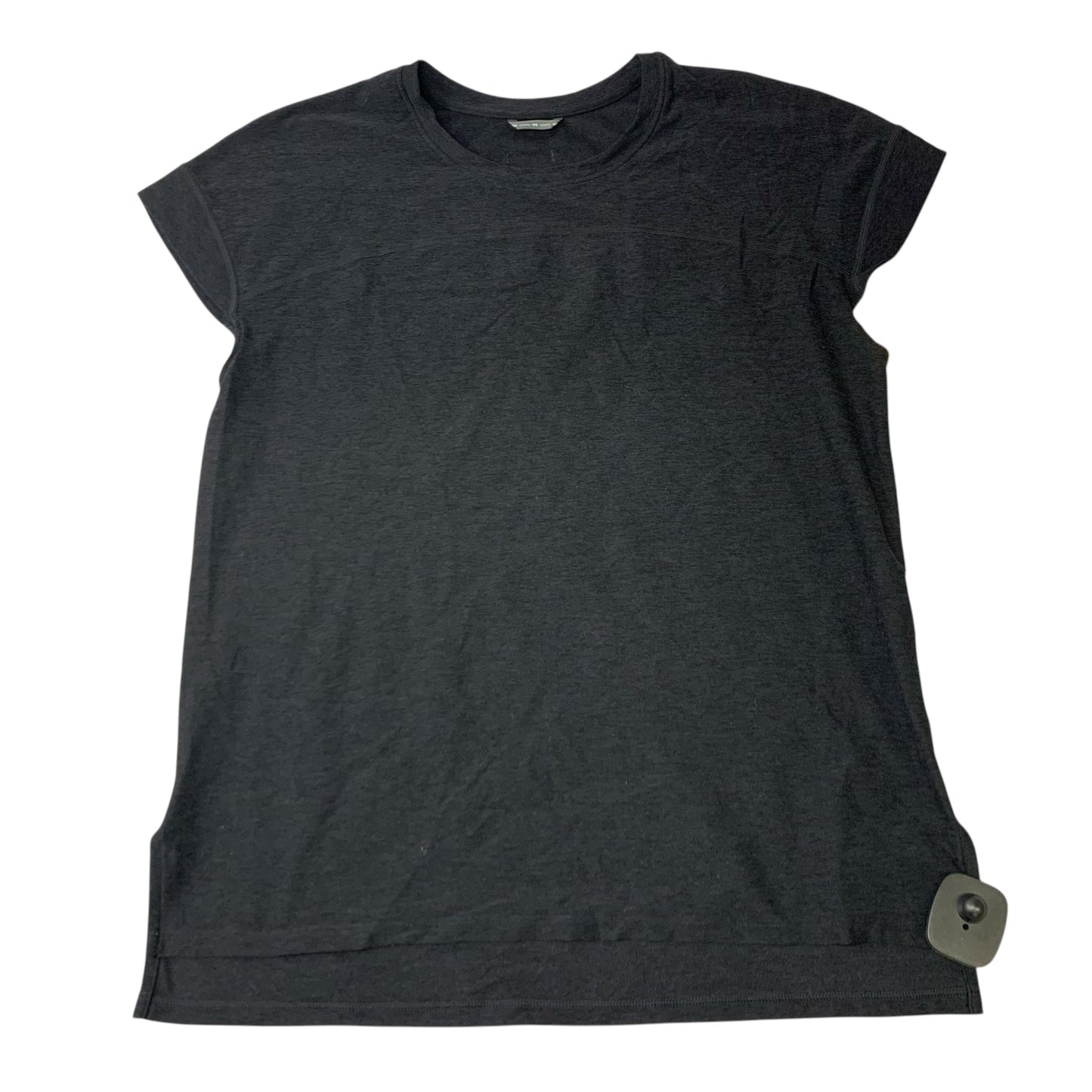 Athletic Top Short Sleeve By Oiselle In Black, Size: S