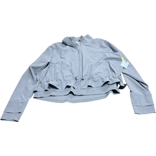 Athletic Jacket By Flx In Grey, Size: Xl