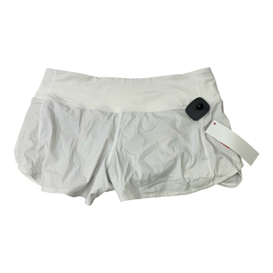 Athletic Shorts By Lululemon In White, Size: M