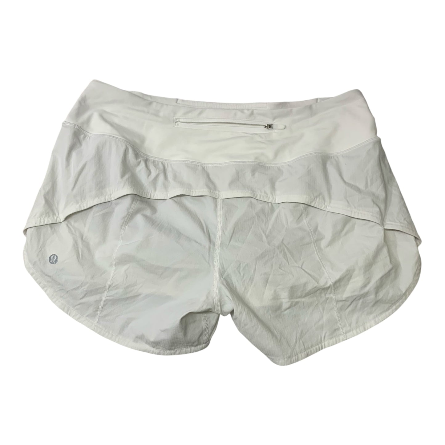 Athletic Shorts By Lululemon In White, Size: M