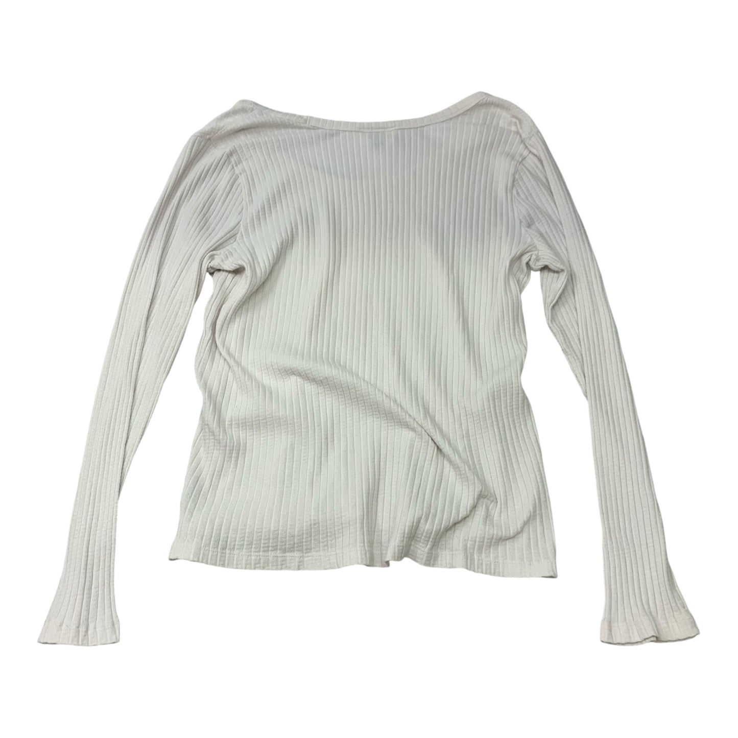 Top Long Sleeve By Universal Thread In White, Size: 1x