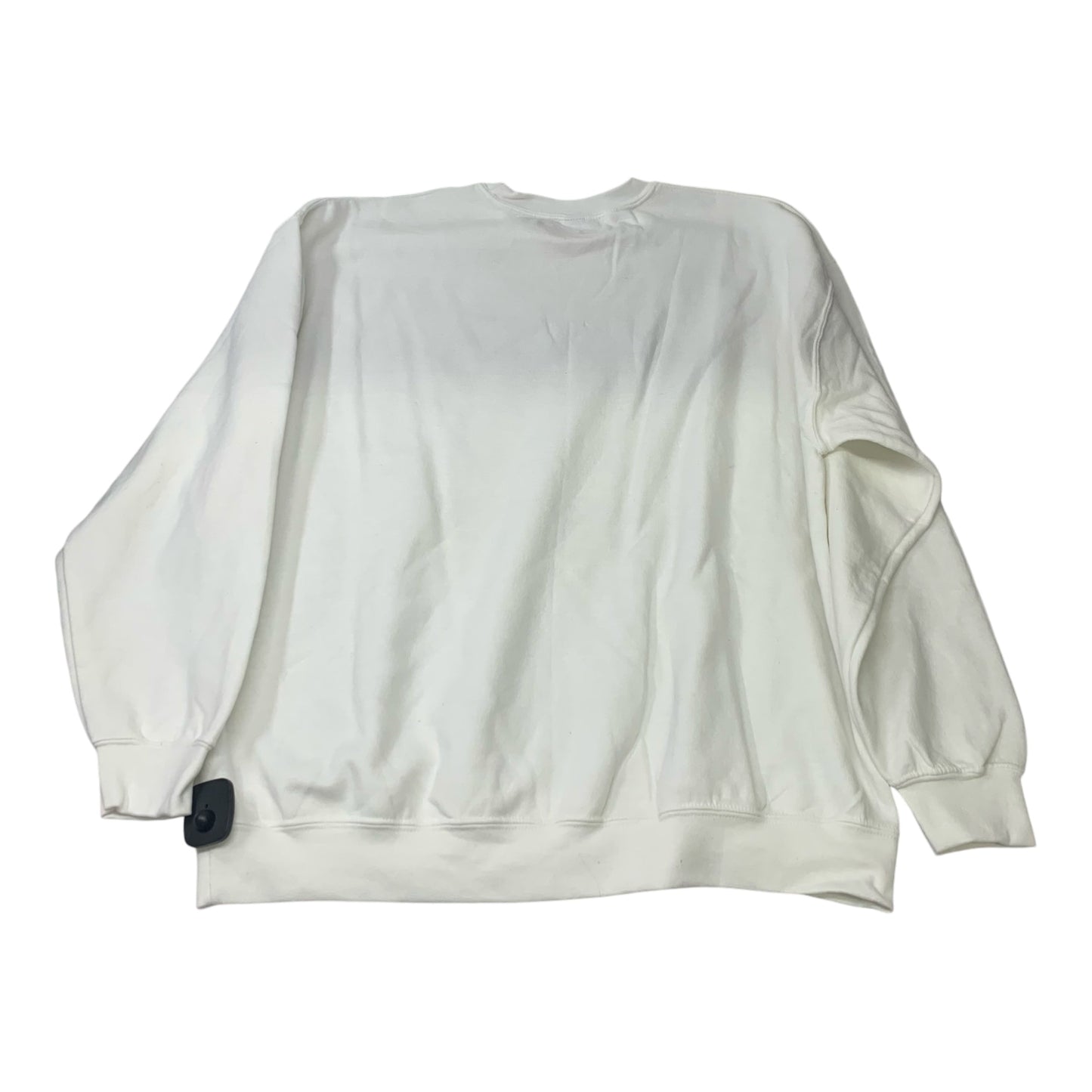 Sweatshirt Crewneck By Clothes Mentor In White, Size: Xl