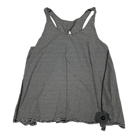 Athletic Tank Top By Lululemon In Black & White, Size: S