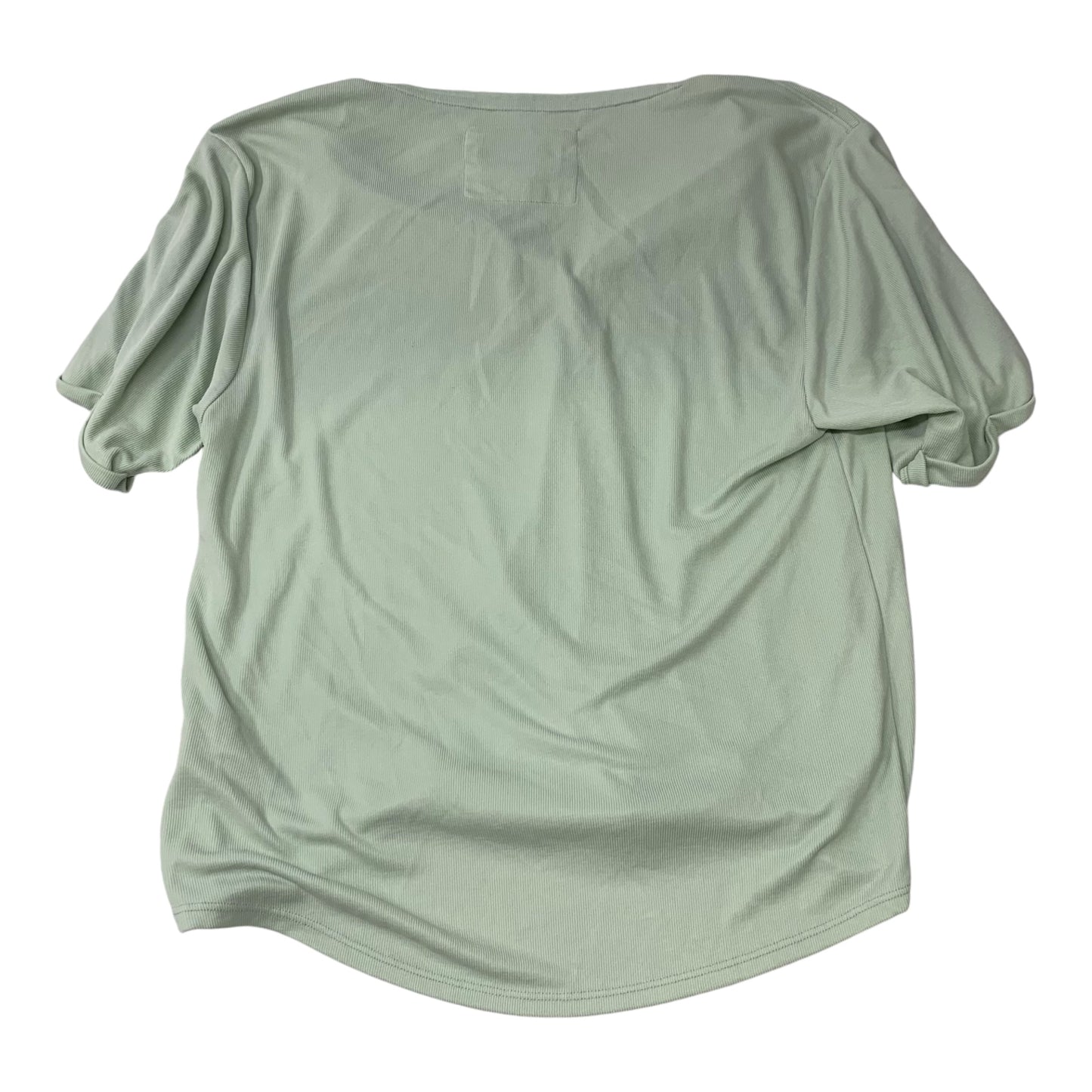 Top Short Sleeve By Anthropologie In Green, Size: Xs