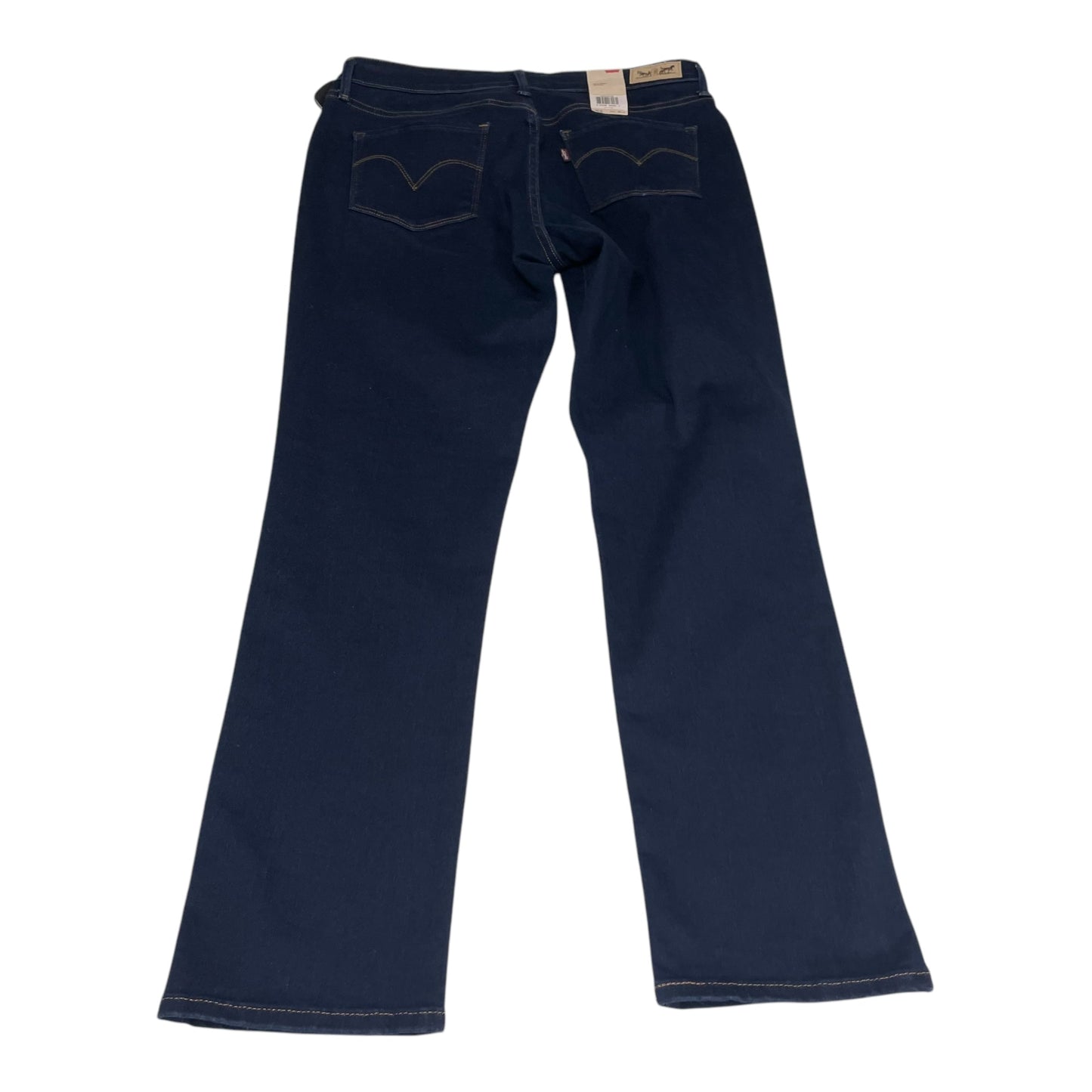 Jeans Skinny By Levis In Blue Denim, Size: 12